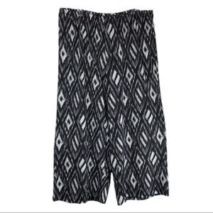 Zac & Rachel Diamond Print Pull-On Light Weight Pants